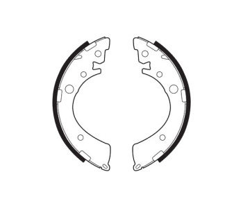 Комплект спирачни челюсти FERODO за HONDA CIVIC VI (EJ, EK) хечбек от 1995 до 2001