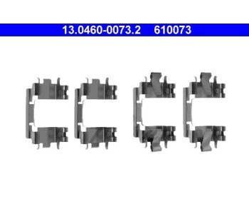 Комплект принадлежности дискови накладки ATE за HONDA CIVIC VI (EJ, EK) седан от 1995 до 2001