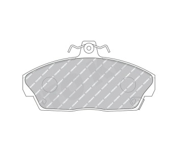 Комплект спирачни накладки FERODO THERMO QUIET за HONDA CIVIC VI (MB, MC) комби от 1998 до 2001