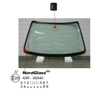 Челно стъкло NordGlass за HONDA CIVIC VI (MB, MC) комби от 1998 до 2001
