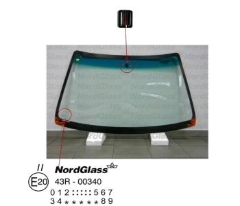 Челно стъкло NordGlass за HONDA CIVIC VI (MB, MC) комби от 1998 до 2001