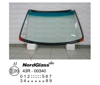 Челно стъкло NordGlass за HONDA CIVIC VI (EJ, EM1) купе от 1996 до 2000