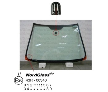 Челно стъкло NordGlass за HONDA CIVIC VII (EU, EP, EV) хечбек от 1999 до 2006
