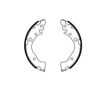 Комплект спирачни челюсти FERODO за HONDA CIVIC VIII (FD, FA) седан от 2005 до 2011