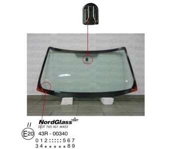 Челно стъкло NordGlass за HONDA CR-V II (RD) от 2001 до 2006