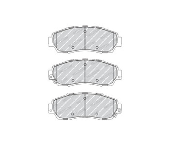 Комплект спирачни накладки FERODO PREMIER за HONDA CR-V IV (RM) от 2012