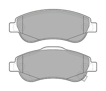 Комплект спирачни накладки DELPHI за HONDA CR-V IV (RM) от 2012