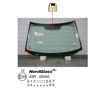 Челно стъкло NordGlass за HONDA CR-V III (RE) от 2006 до 2012
