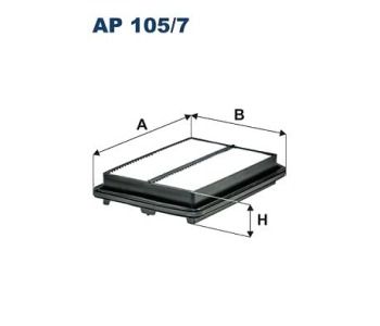Въздушен филтър FILTRON AP 105/7 за HONDA CR-V III (RE) от 2006 до 2012