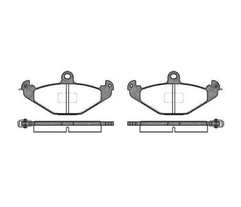 Комплект спирачни накладки ROADHOUSE за RENAULT SAFRANE I (B54_) от 1992 до 1997