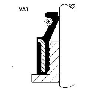 Гумичка стъбло на клапана 5,5 мм CORTECO за HONDA ACCORD VIII (CU) седан от 2008 до 2012