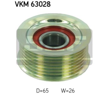 Паразитна/ водеща ролка, пистов ремък SKF VKM 63028 за HONDA CIVIC IX (FK) хечбек от 2012 до 2015