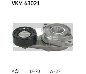 Обтящна ролка, пистов ремък SKF VKM 63021 за HONDA CIVIC IX (FK) хечбек от 2012 до 2015