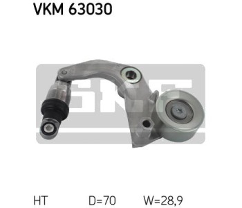 Обтящна ролка, пистов ремък SKF VKM 63030 за HONDA CR-V IV (RM) от 2012