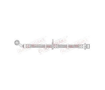 Спирачен маркуч QUICK BRAKE за HONDA CIVIC VII (EM2) купе от 2001 до 2003