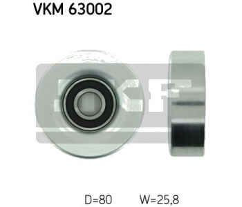Паразитна/ водеща ролка, пистов ремък SKF VKM 63002 за HONDA CIVIC VIII (FN, FK) хечбек от 2005 до 2011
