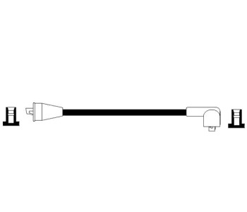Комплект запалителни кабели NGK за MAZDA 323 III (BF) хечбек от 1985 до 1993