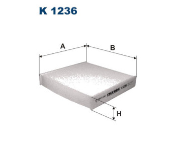 Филтър купе (поленов филтър) FILTRON K 1236 за SUZUKI BALENO (FW, EW) от 2016