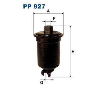 Горивен филтър FILTRON PP 927 за TOYOTA STARLET(_P8_) от 1989-1996