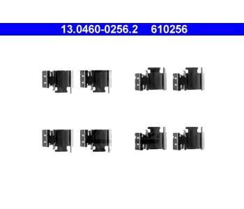 Комплект принадлежности дискови накладки ATE за TOYOTA AVENSIS (_T25_) седан от 2003 до 2008
