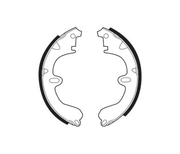 Комплект спирачни челюсти FERODO за TOYOTA COROLLA (_E11_) Liftback от 1997 до 2002
