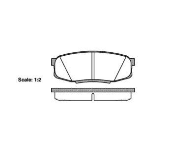 Комплект спирачни накладки ROADHOUSE за TOYOTA LAND CRUISER (J200) от 2007