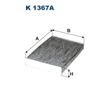 Филтър купе (поленов филтър) FILTRON K 1367A за RENAULT KADJAR (HA_, HL_) от 2015