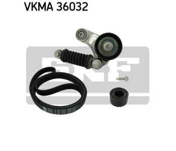 Комплект пистов ремък SKF VKMA 36032 за RENAULT MEGANE SCENIC (JA0/1_) от 1996 до 1999