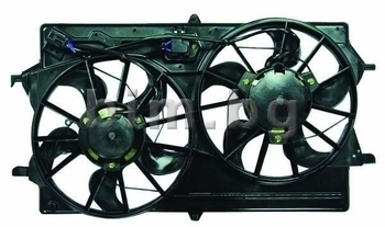 Вентилатор за радиатор с две перки 190W/250W за FORD FOCUS I (DAW, DBW) от 1998 до 2004