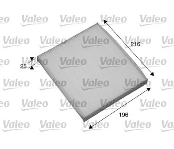 Филтър купе (поленов филтър) VALEO за MAZDA 6 (GG) седан от 2002 до 2008