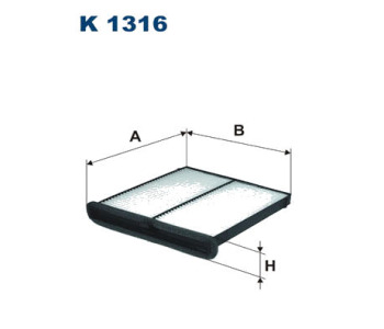 Филтър купе (поленов филтър) FILTRON K 1316 за MAZDA 3 (BM) седан от 2013