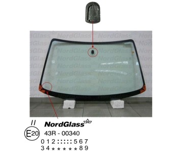 Челно стъкло NordGlass за MAZDA 323 C V (BA) от 1994 до 1998