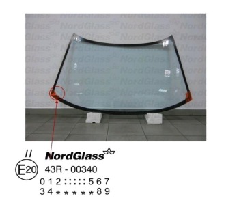 Челно стъкло NordGlass за MAZDA 323 F IV (BG) от 1987 до 1994