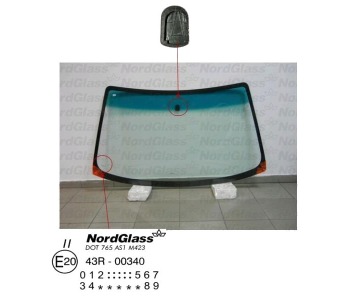 Челно стъкло NordGlass за MAZDA 323 F VI (BJ) от 1998 до 2005