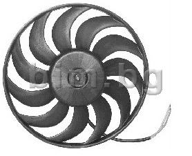 Вентилатор за климатик с една перка 400W за AUDI A4 (8E2, B6) от 2000 до 2004