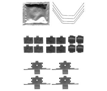 Комплект принадлежности дискови накладки DELPHI за MAZDA 6 (GH) хечбек от 2007 до 2013