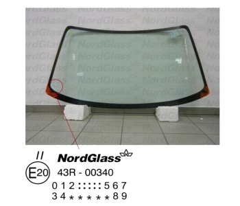 Челно стъкло NordGlass за MAZDA 626 IV (GE) седан от 1991 до 1998