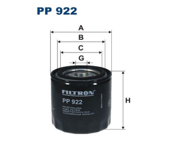 Горивен филтър FILTRON PP 922 за MAZDA B-SERIE (UF) пикап от 1985 до 1999