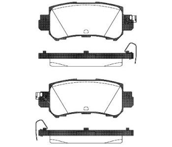 Комплект спирачни накладки ROADHOUSE за MAZDA CX-5 (KE, GH) от 2011