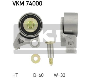 Обтяжна ролка, ангренаж SKF VKM 74000 за MAZDA 323 F V (BA) от 1994 до 1998