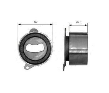 Обтяжна ролка, ангренаж GATES T41029 за MAZDA 626 III (GV) комби от 1987 до 1998