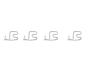 Комплект принадлежности дискови накладки BOSCH за VOLVO S40 I (VS) от 1995 до 2004