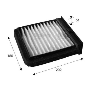 Филтър купе (поленов филтър) VALEO за MITSUBISHI CARISMA (DA_) хечбек от 1995 до 2006
