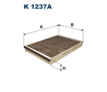 Филтър купе (поленов филтър) FILTRON K 1237A за VOLVO S60 II от 2010