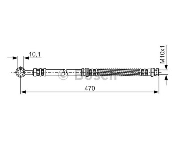 Спирачен маркуч BOSCH за MITSUBISHI CARISMA (DA_) хечбек от 1995 до 2006