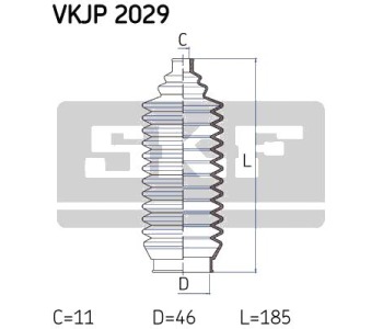 Комплект маншон, полуоска SKF за MITSUBISHI LANCER VI (CJ-CP_) от 1995 до 2003