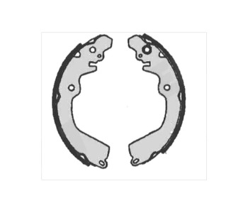 Комплект спирачни челюсти STARLINE за MITSUBISHI GALANT VII (E5_A, E7_A, E8_A) хечбек от 1992 до 1996