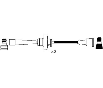 Комплект запалителни кабели VALEO за MITSUBISHI SPACE STAR (DG_A) от 1998 до 2004