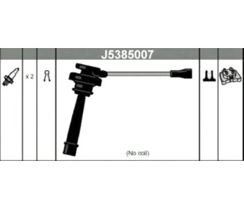 Комплект запалителни кабели NIPPARTS за MITSUBISHI GALANT VIII (EA_) от 1996 до 2004