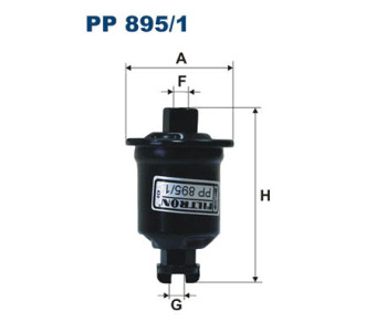 Горивен филтър FILTRON PP 895/1 за MITSUBISHI CARISMA (DA_) седан от 1999 до 2004